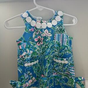 Lilly Pulitzer Blue and Pink Floral Kids Matching Set